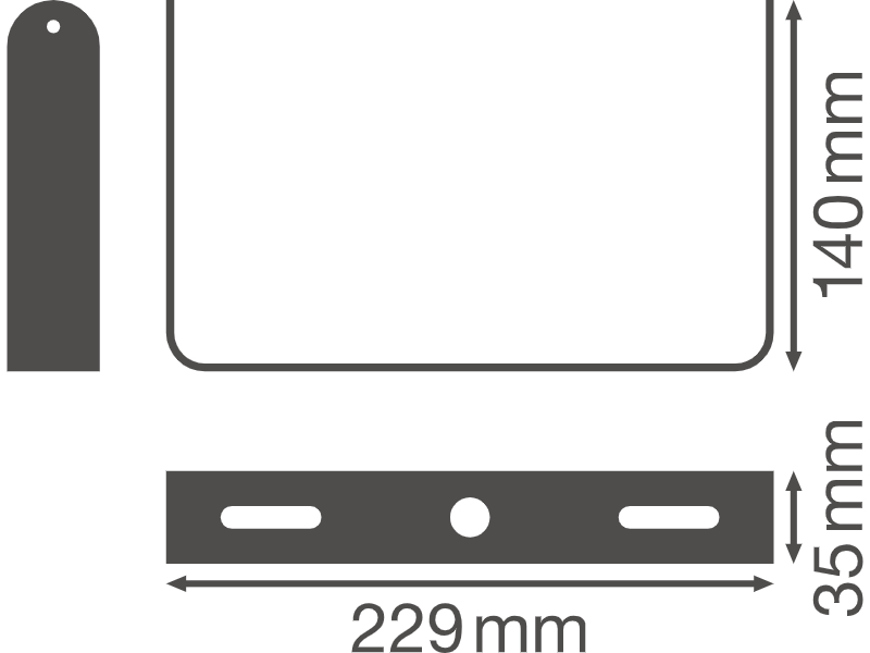 Ledvance LED high bay luminaire Hallenleuchte HB VAL BRACKET 200W 5X1