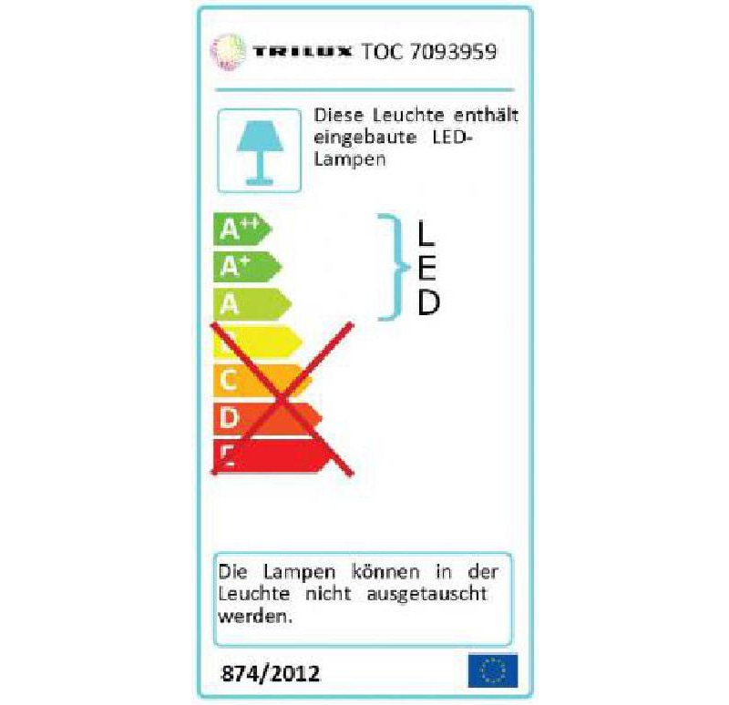 Trilux HCL LED-Office Luminaire BICULT SMART SINGLE 56W 2700-6000K 5580 Lumens ACT T SMS TGCS 5500 ETDI 01 EU white - 7093959