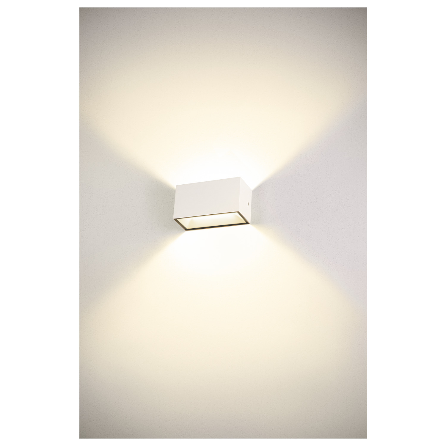 SLV SITRA M, LED Outdoor Wandaufbauleuchte, weiss, CCT switch 3000/4000K, IP 65 - 1005153