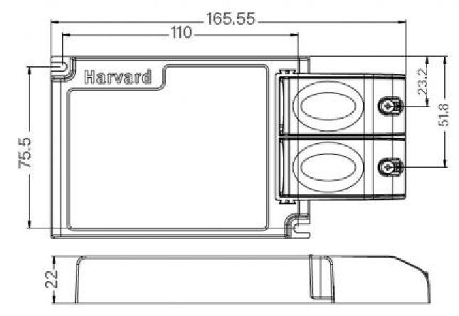 Harvard LED-Driver CLX50-1100D-UNI-C