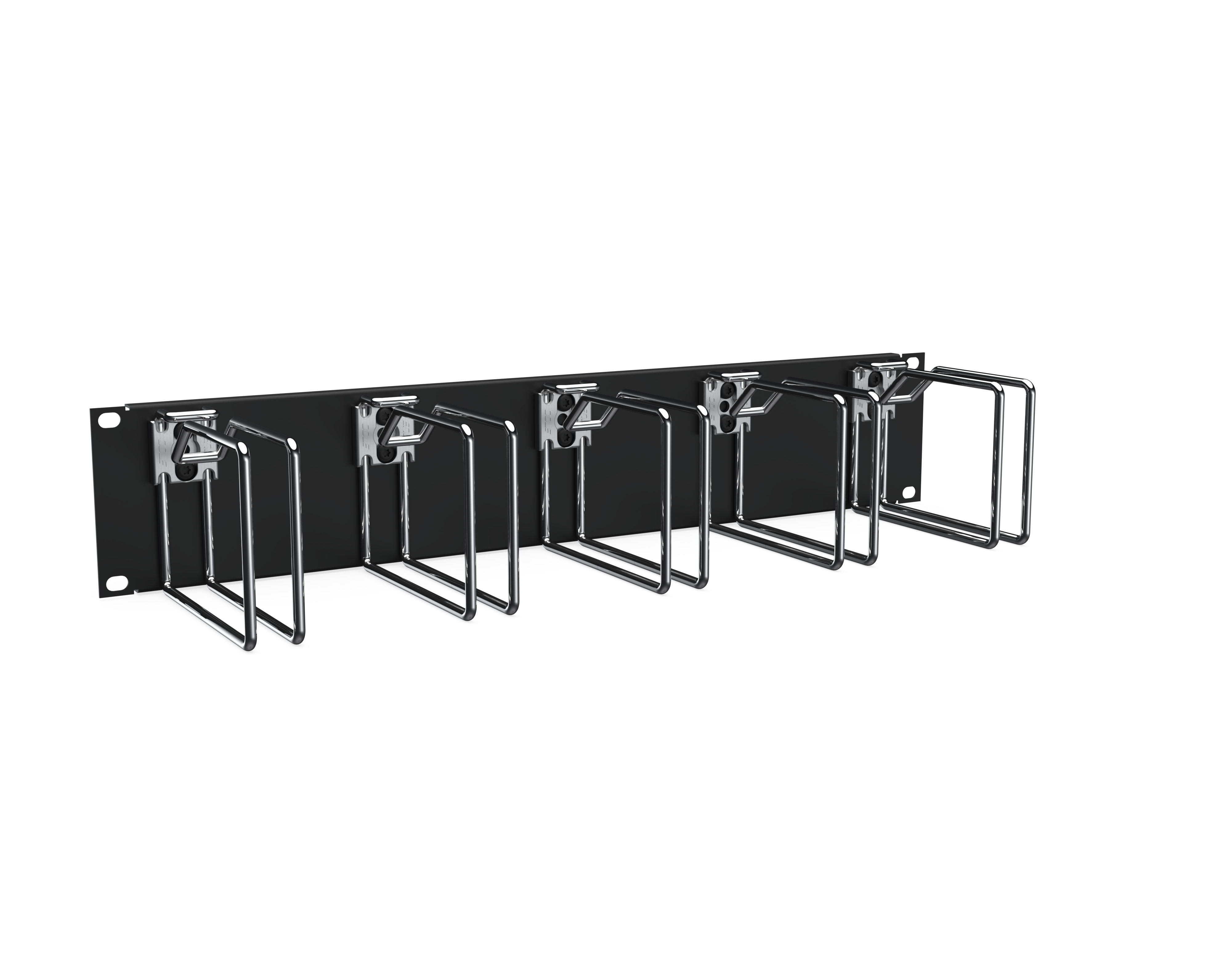 Enoc Querrangierpanel 2 HE, sw/chrom CPM 02-S