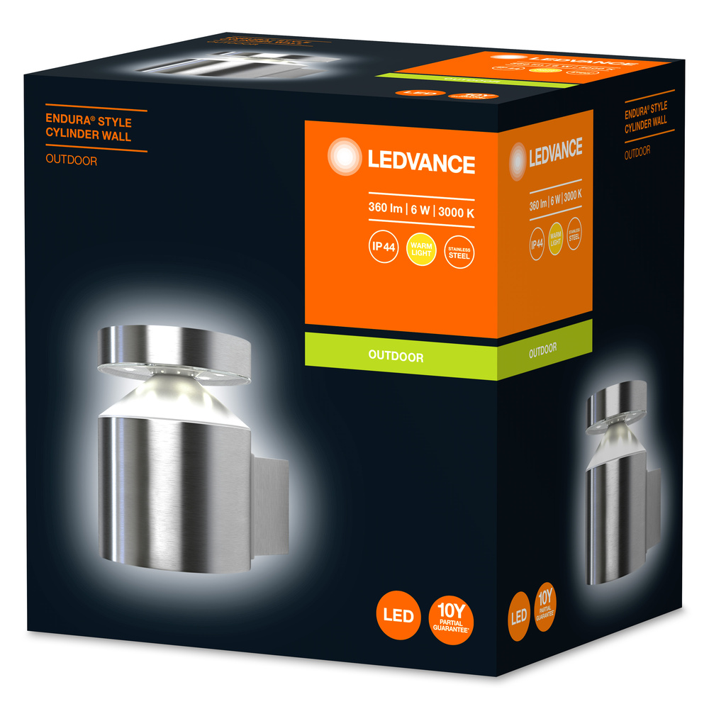 Ledvance Dekorative LED-Außenleuchte ENDURA STYLE CYLINDER Wall 6 W ST - 4058075205338