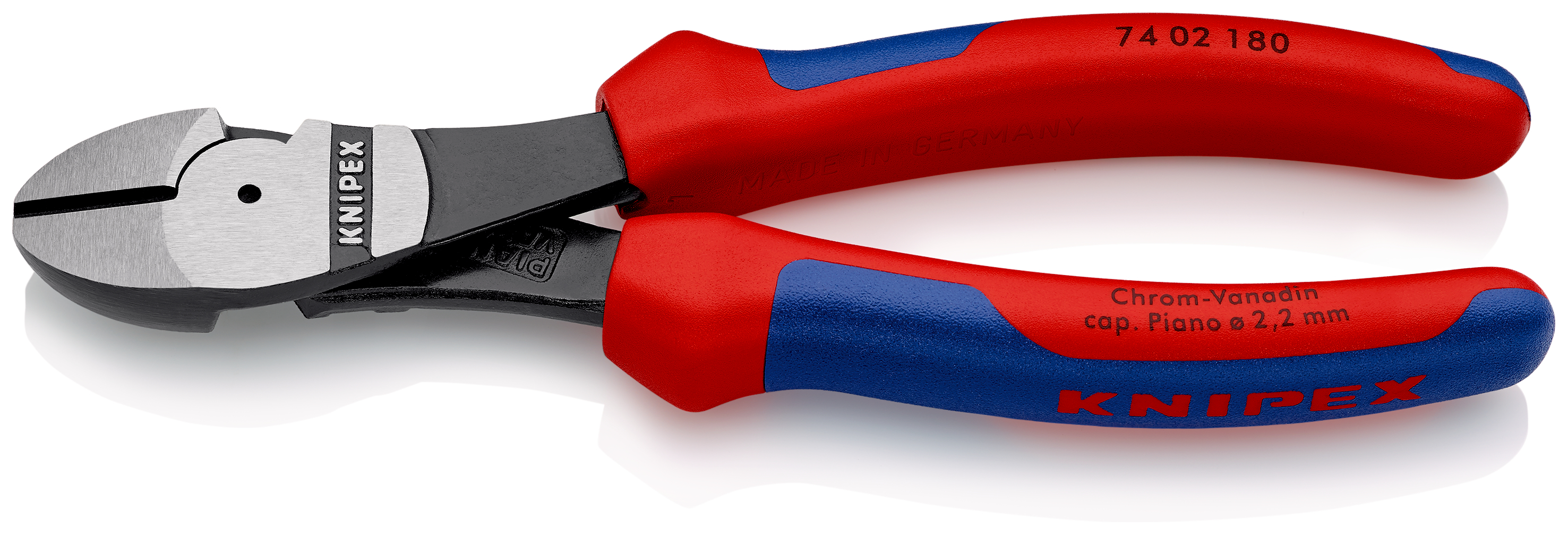 Knipex-Werk Kraft-Seitenschneider 180mm 74 02 180