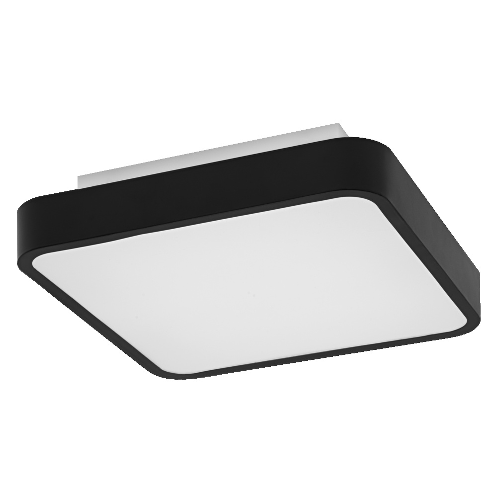 Ledvance LED ceiling light with main and background lighting TW RGB and dimmable Smart+ Orbis Ceiling 350X350mm Black – 4058075572874