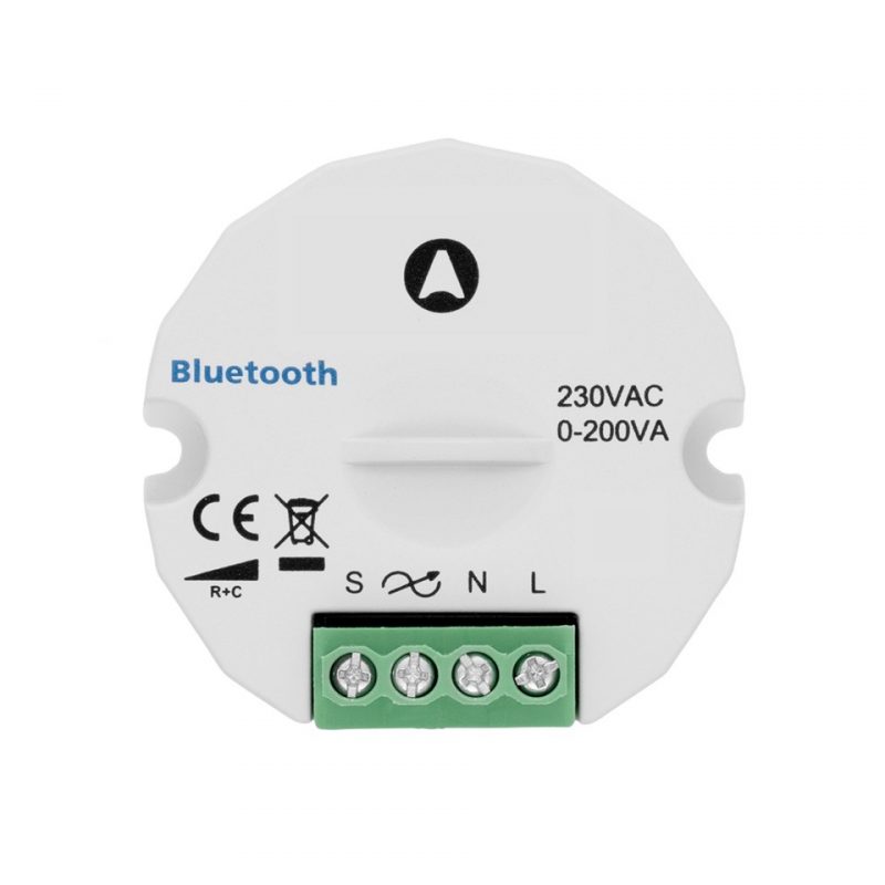 Aimotion 230V Phasenabschnitt Dimmer 200W mit Taster-Anschluss - 1046