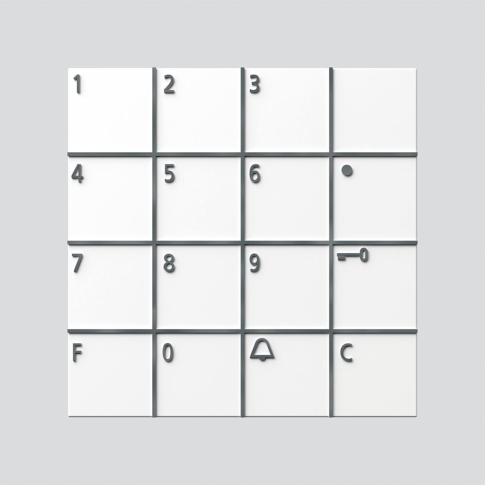 Siedle&Söhne Codeschloss-Modul weiss COM 611-02 W