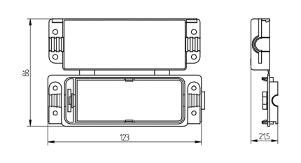 BJB Cover for Rast5 terminals 5-pole - 46.455.-801.50