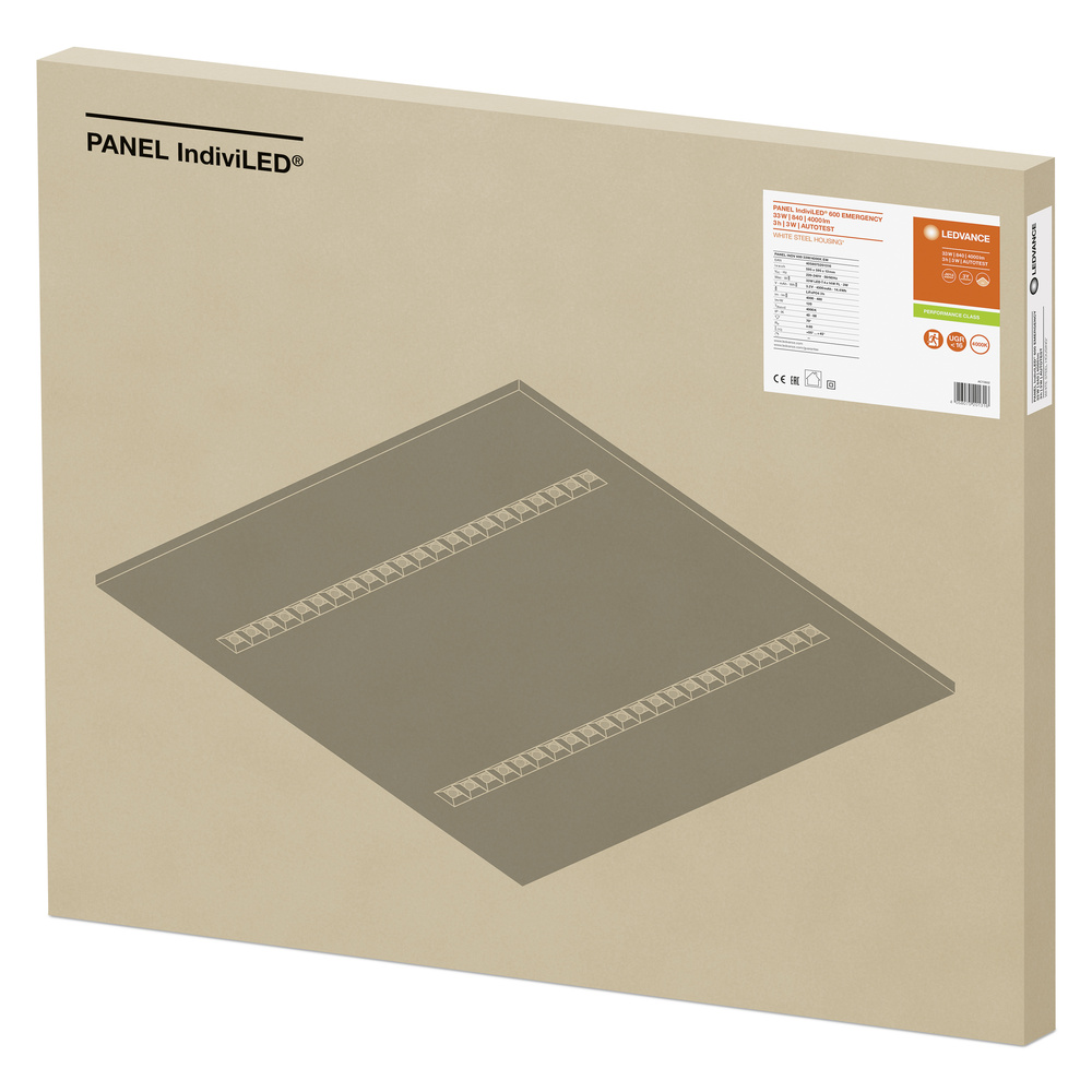 Ledvance LED-Lichtpanel PANEL IndiviLED EMERGENCY 600 33 W 4000K