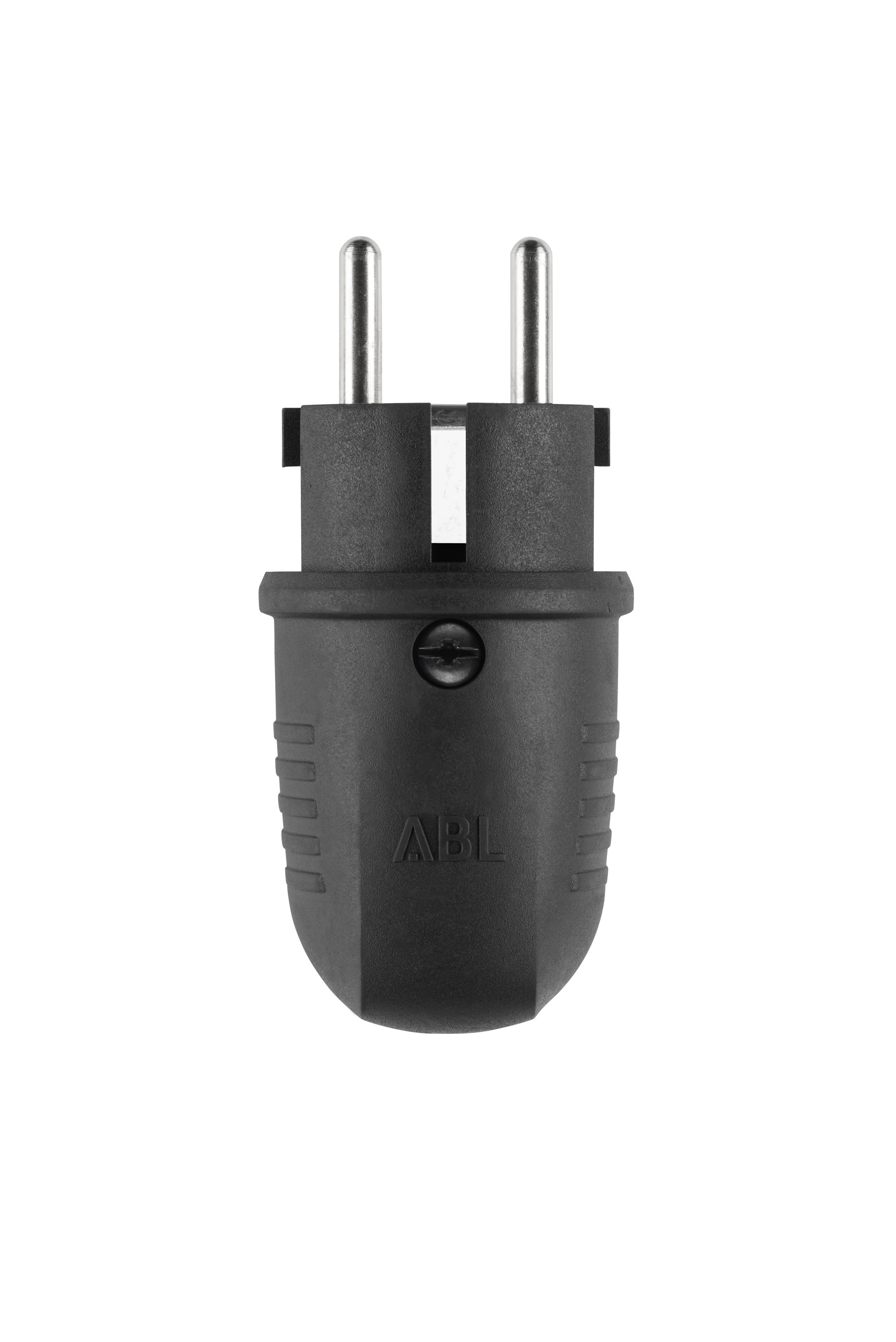 ABL GmbH Original Winkelstecker 1508 SK+F/B Gummi sw