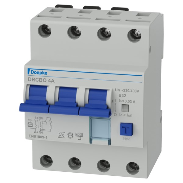 Doepke FI-/LS-Kombination 32 A, 0.03 A DRCBO4B32/0,03/3N-A