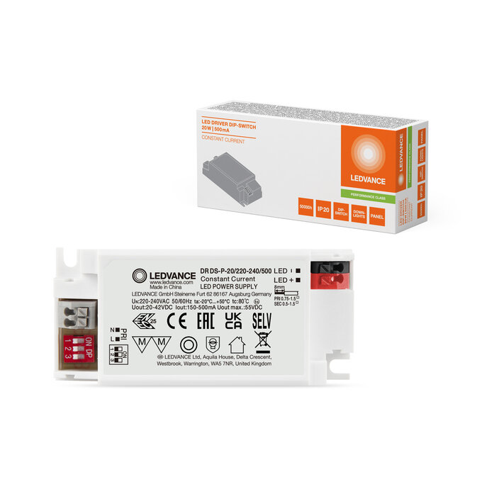 Ledvance LED-Driver DR DS-P -20/220-240/500 - 4099854077050