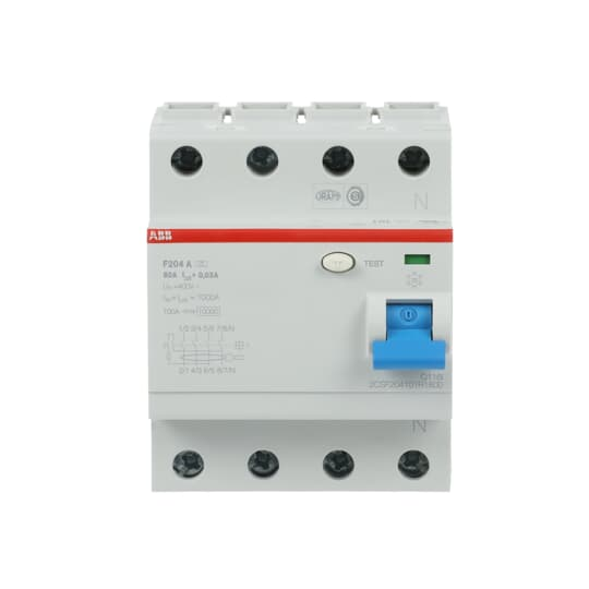 ABB Stotz S&J FI-Schutzschalter pro M Compact F204A-80/0,03