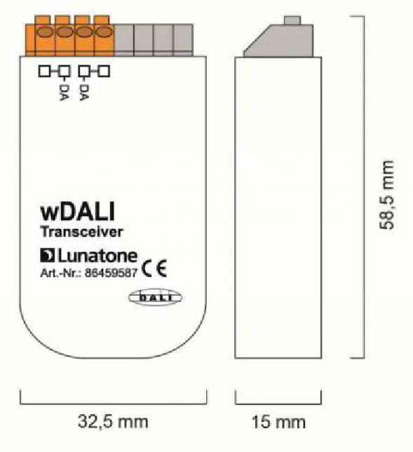 Lunatone Light Management DALI Controller wDALI MC + Transceiver
