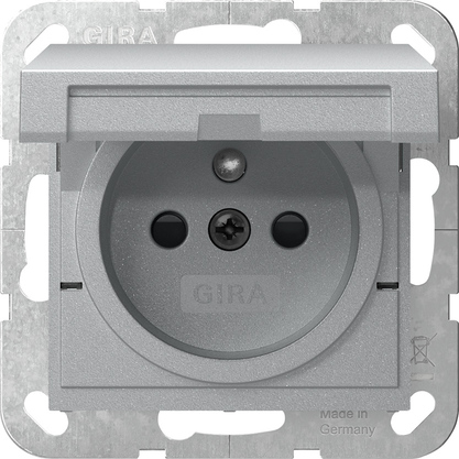 Gira Steckd. Erdstift KD+SH Alu 448826