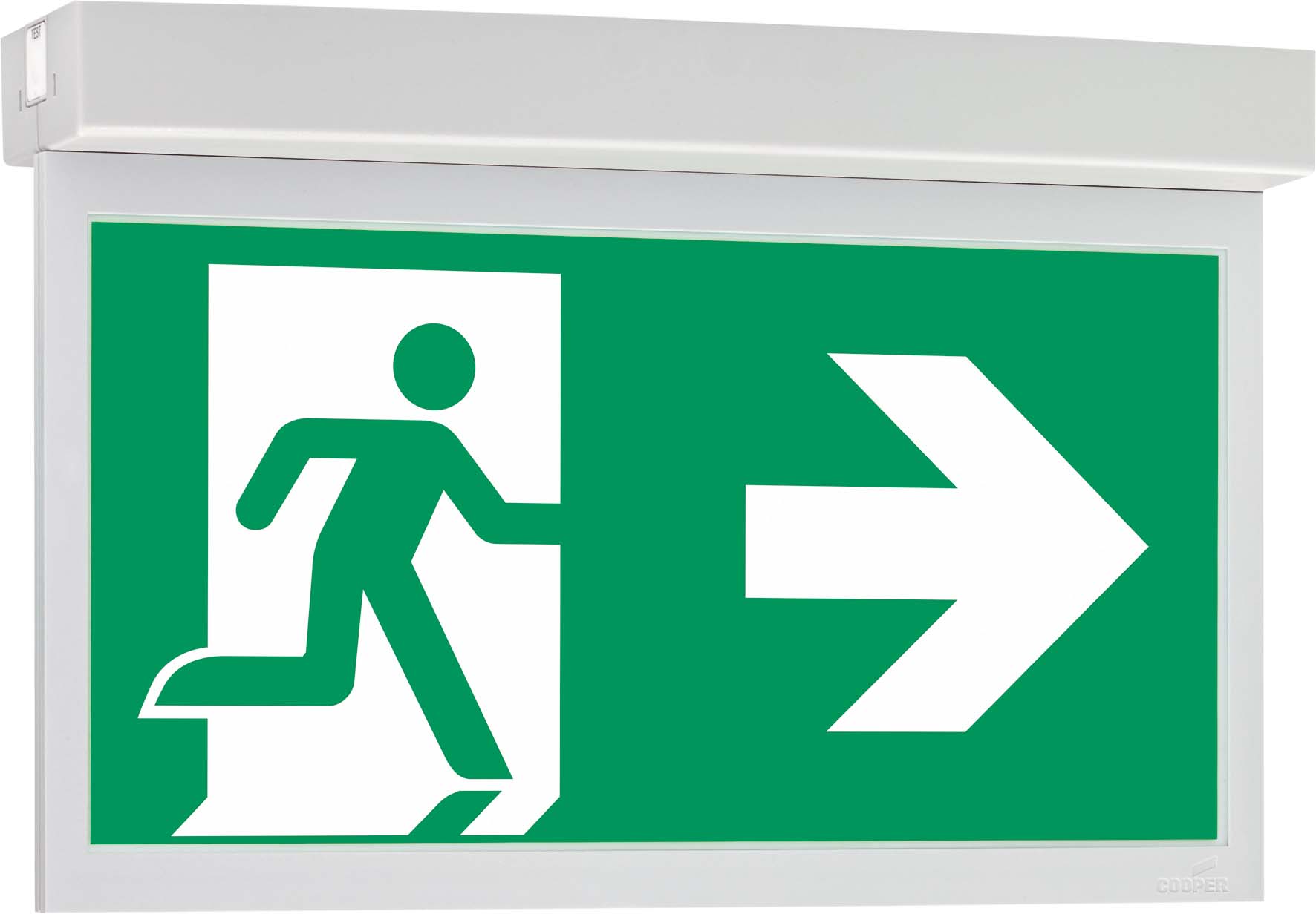 Ceag Notlichtsysteme LED-Einzelbatterie-Leuchte m.autom. Funkt.test 11821 1-8h/D CGLine+ - 40071353269