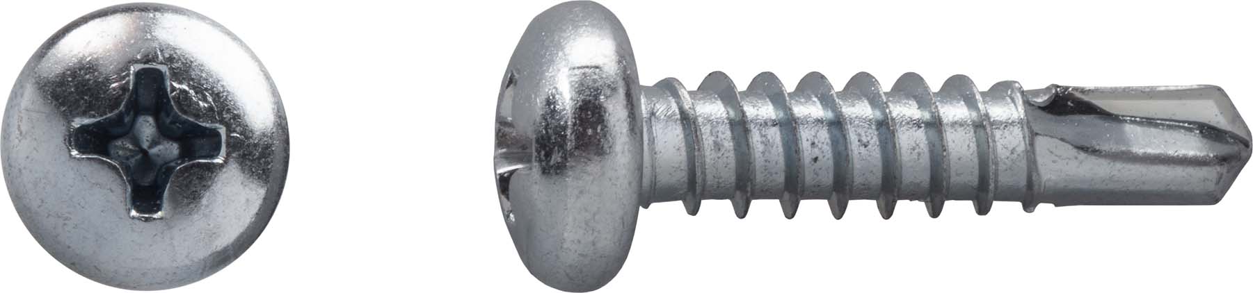 Dresselhaus Bohrschraube m.Linsenkopf galv.verz. DIN7504 6047/001/02 4,2x19