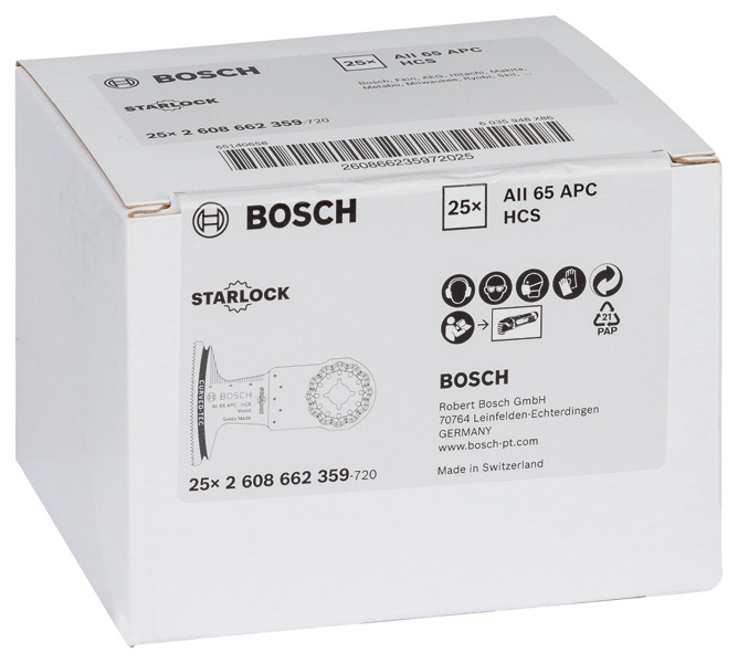 Bosch Power Tools HCS Tauchsägeblatt AII 65 APC Wood, 40 x mm 2608662359
