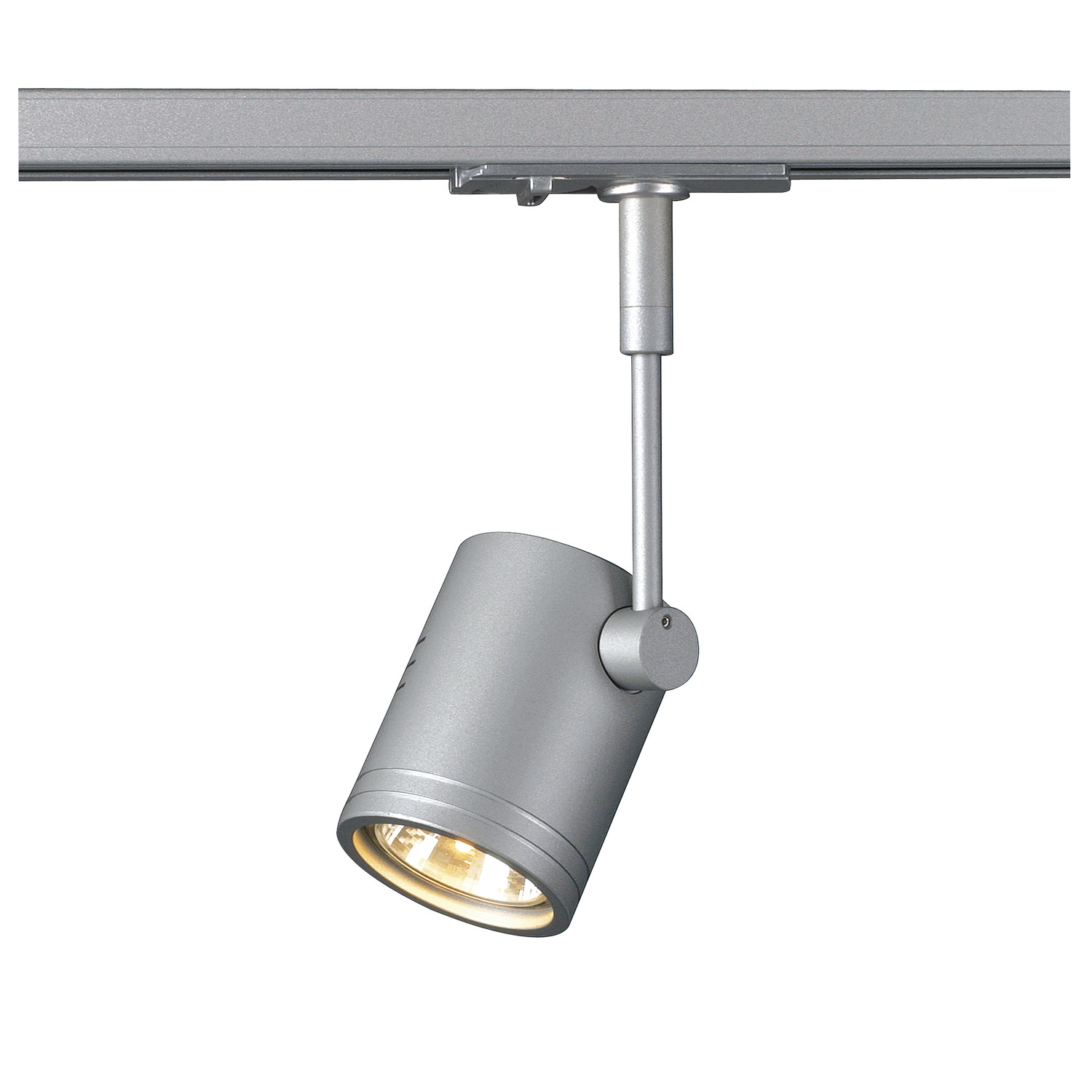 SLV BIMA, Spot für Hochvolt-Stromschiene 1Phasen, einflammig, QPAR51, silbergrau, max. 50W, inkl. 1Phasen-Adapter - 143442 SLV BIMA, Spot für Hochvolt-Stromschiene 1Phasen, einflammig, QPAR51, silbergrau, max. 50W, inkl. 1Phasen-Adapter - 143442