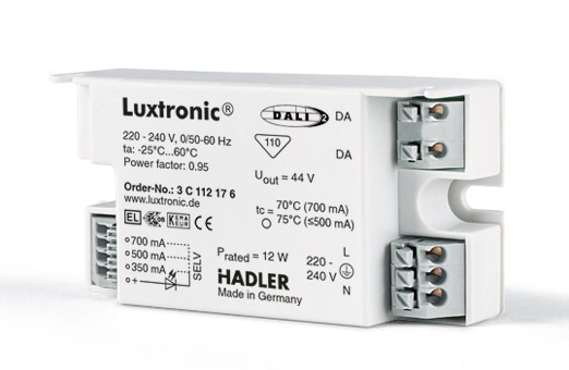 Hadler LED-ECG Compact II 12W 350/500/700mA DALI - 3 C 112 17 6 Hadler LED-ECG Compact II 12W 350/500/700mA DALI - 3 C 112 17 6