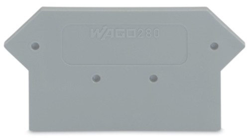 WAGO GmbH & Co. KG Abschlußplatte grau 280-330 - 280-330