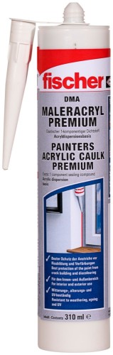 Fischer Deutschl. Maleracryl 310ml weiß RAL9003 DMA W - 512186