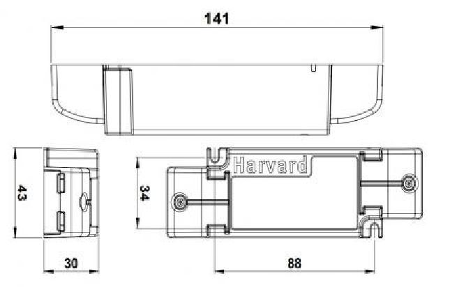 Harvard LED-ECG CLK15-700-240-C