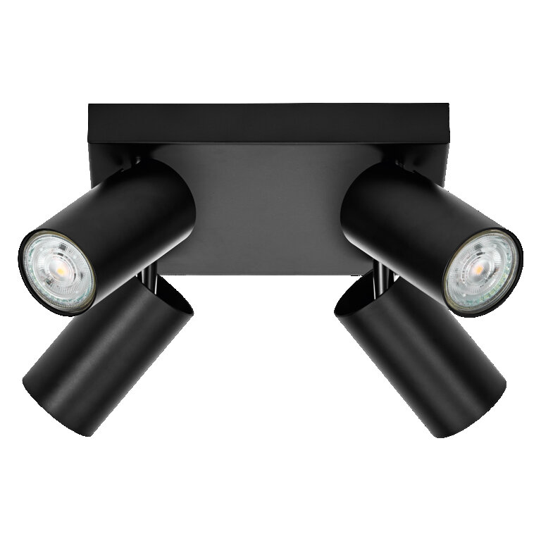 LEDVANCE LED-Strahler Octagon dimmbar, 4-fl. Quadrat schwarz günstig online kaufen