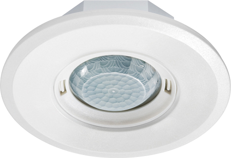 ESYLUX Design-Präsenzmelder rund weiß PD-FLAT #EP10427541