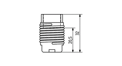 BJB Halogenlampenfassung G9 für HV-Lampen 25.834.1000.00