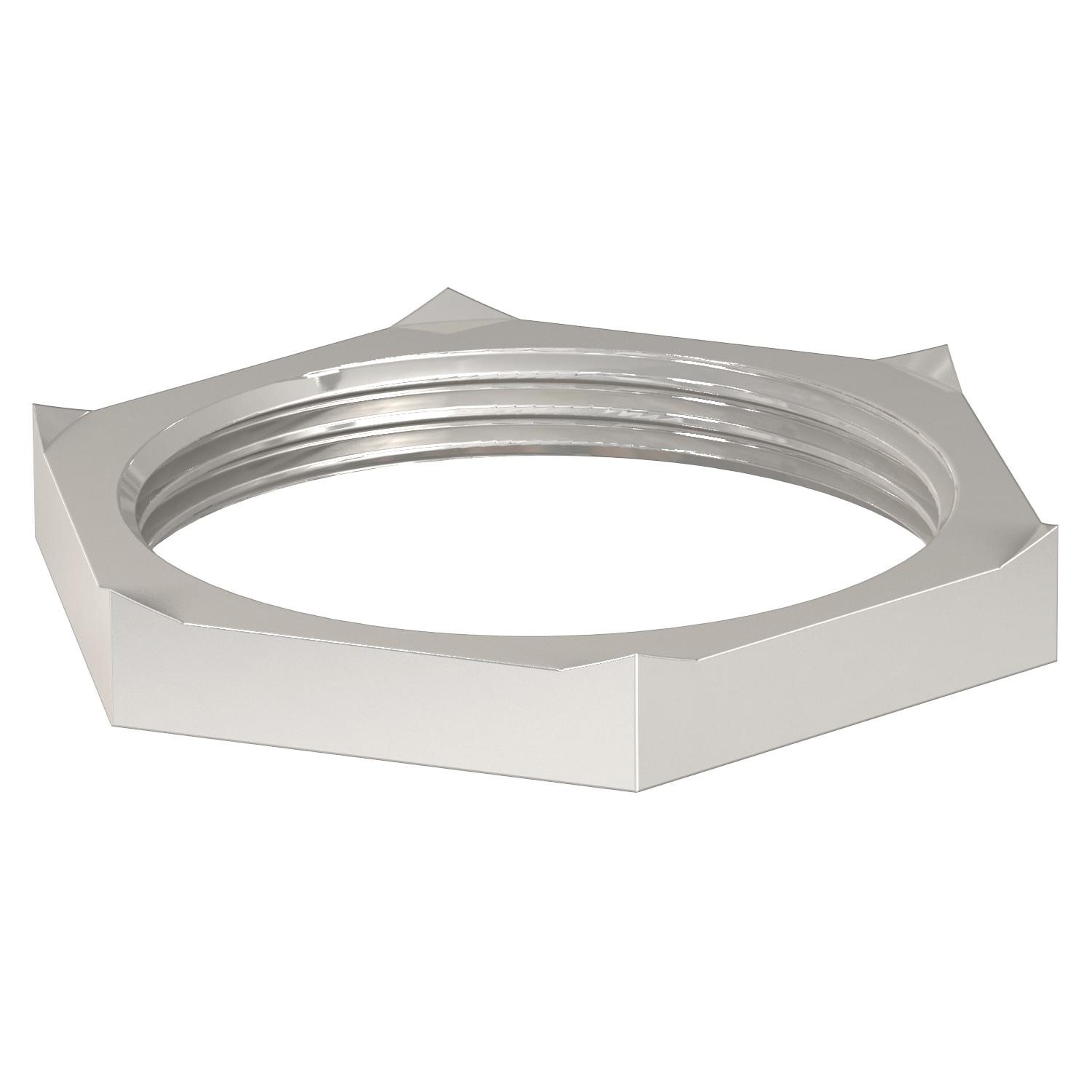 OBO Bettermann Vertr Gegenmutter M20x1,5, CuZn, N 169 MSS M20