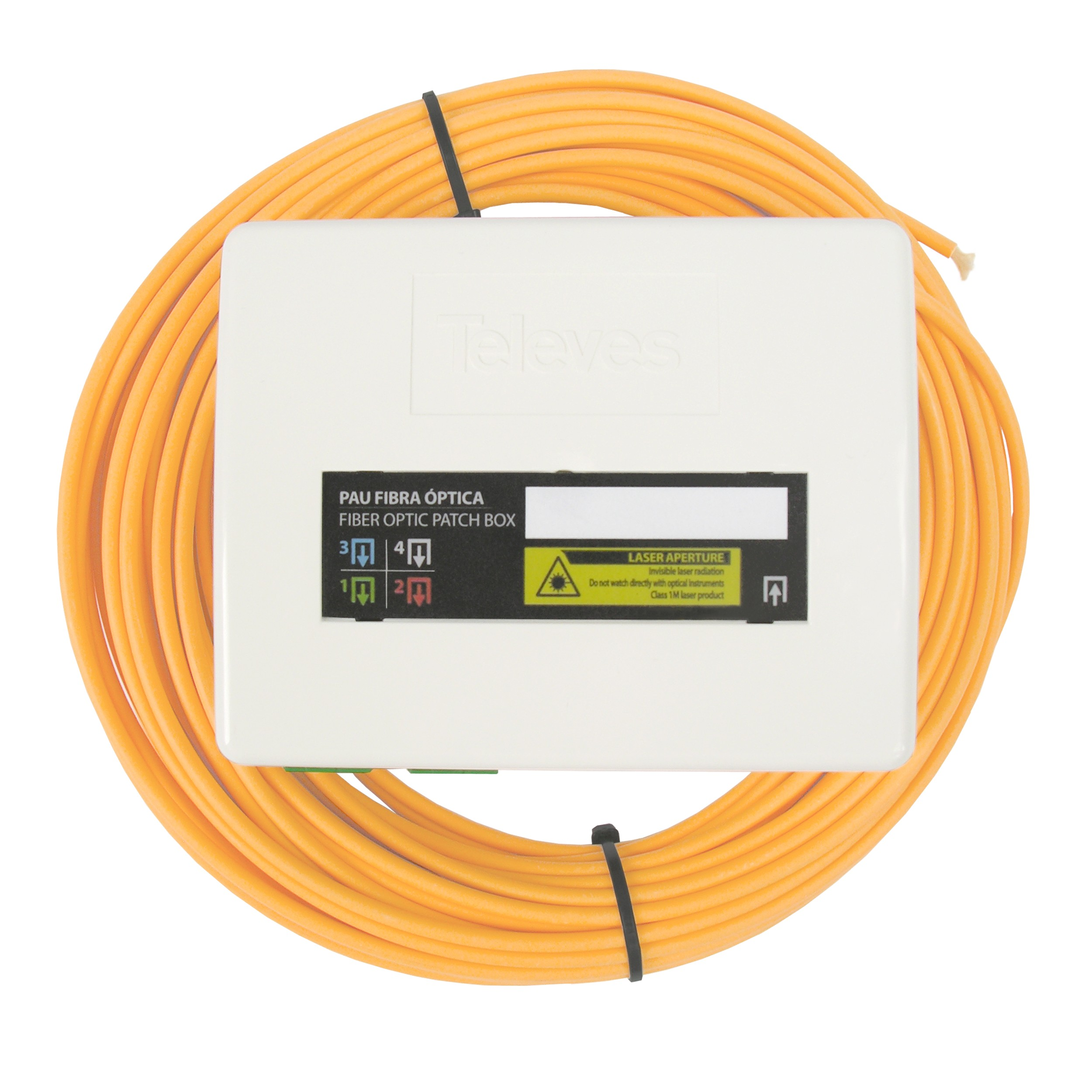Televes Optische Box 4Ausgänge 40m Kabel OB4440
