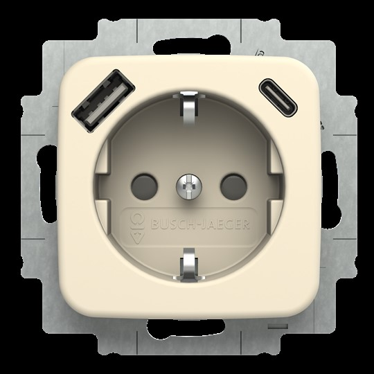 Busch-Jaeger SCHUKO Steckdose USB-A+C 20 EUCB2USBAC-212