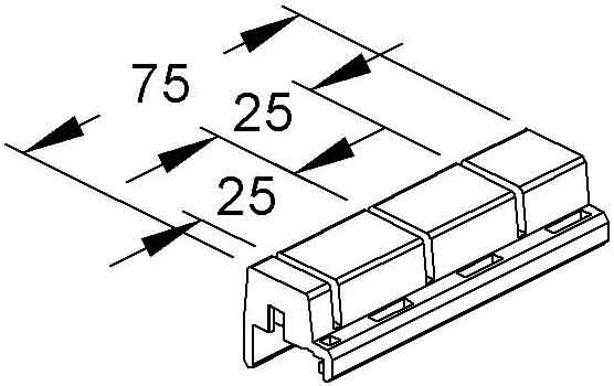 Niedax Profilhalteklammer GKH 75 W