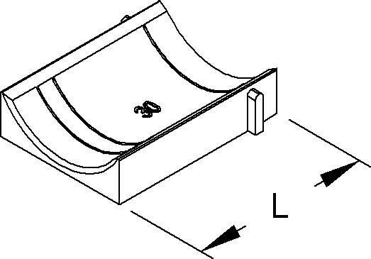 Niedax Gegenwanne GWU 38