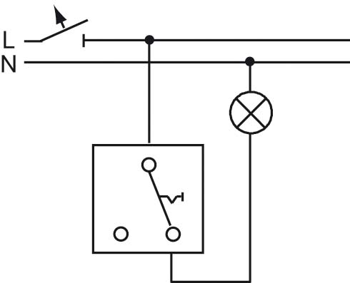 Busch-Jaeger Wechselschalter-Einsatz 230V 10A 2000/6 US - 2CKA001012A1069