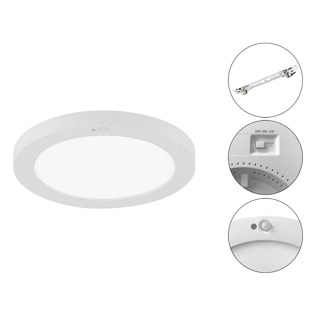 EVN Lichttechnik LED-Panel 3000/4000/6000K LPRV170125BM