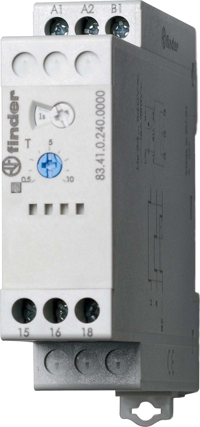 Finder Zeitrelais 24...240 VAC/DC 83.41.0.240.0000