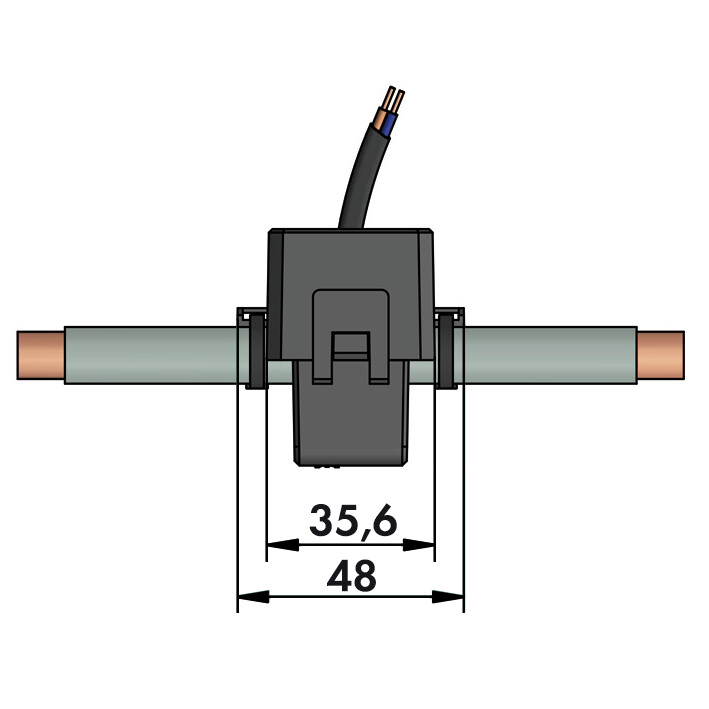 WAGO GmbH & Co. KG Kabelumbau-Stromwandler 75A/1A 0,2VA Kl.3 855-3001/075-003