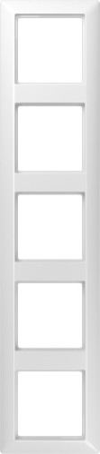 Jung Rahmen 5-fach aws waage/senkrecht AS 585 BF WW - AS585BFWW günstig online kaufen