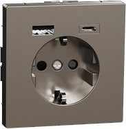 Merten Schuko Steckdose mit USB Ladegerät MEG2367-6050 - MEG2367-6050 günstig online kaufen