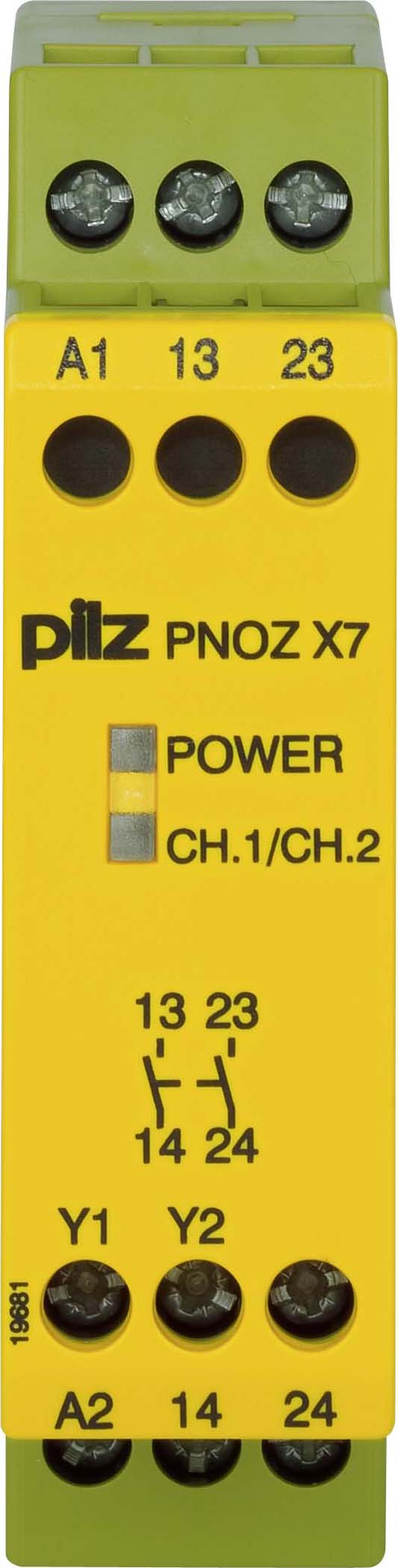 Pilz Not-Aus-Schaltgerät 24VACDC 2n/o PNOZ X7 #774059 Pilz Not-Aus-Schaltgerät 24VACDC 2n/o PNOZ X7 #774059