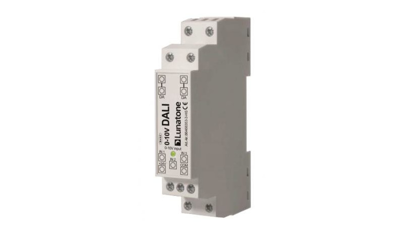 Lunatone Interface 0-10V to DALI 3-CH Hutschiene