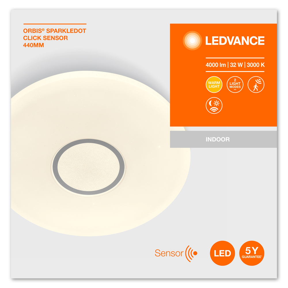 Ledvance LED-Deckenleuchte ORBIS CLICK SENSOR 440 32W - 4058075472891