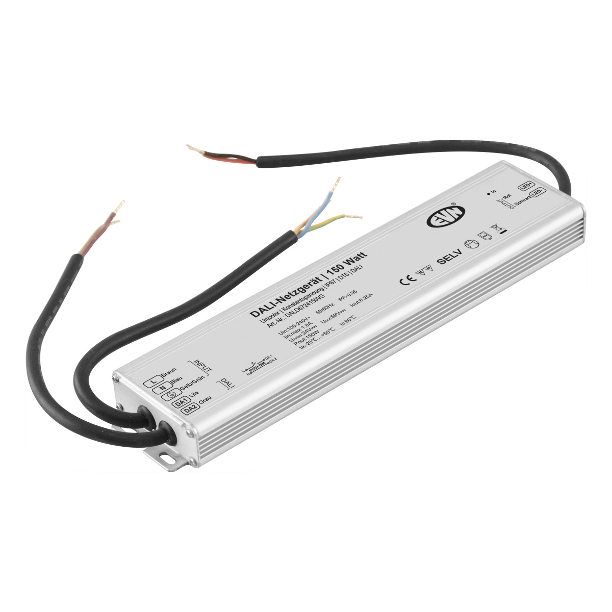 EVN Lichttechnik DALI Dimmer-Empfänger inkl. Netzgerät DALD6724150VS