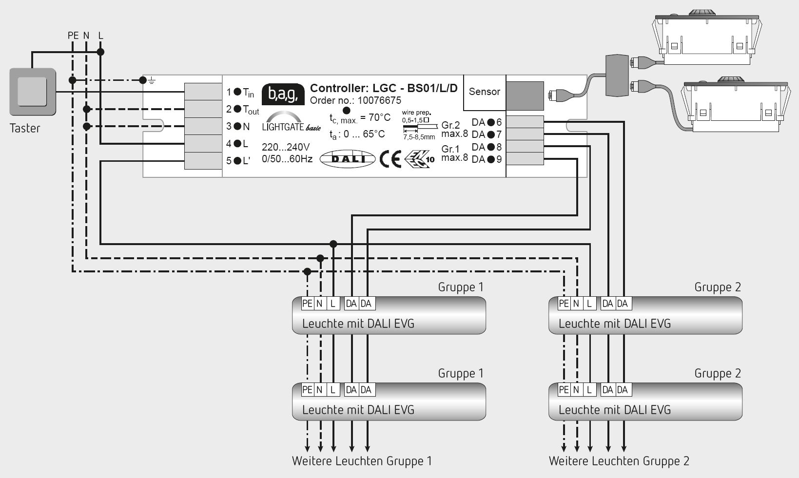 Bag Lightgate Basic Controller Lgc Bs01 L D