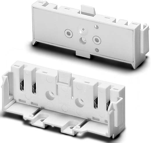 Houben Fassung 2G10 ws,seitl.LP-Ein,o.St 101521