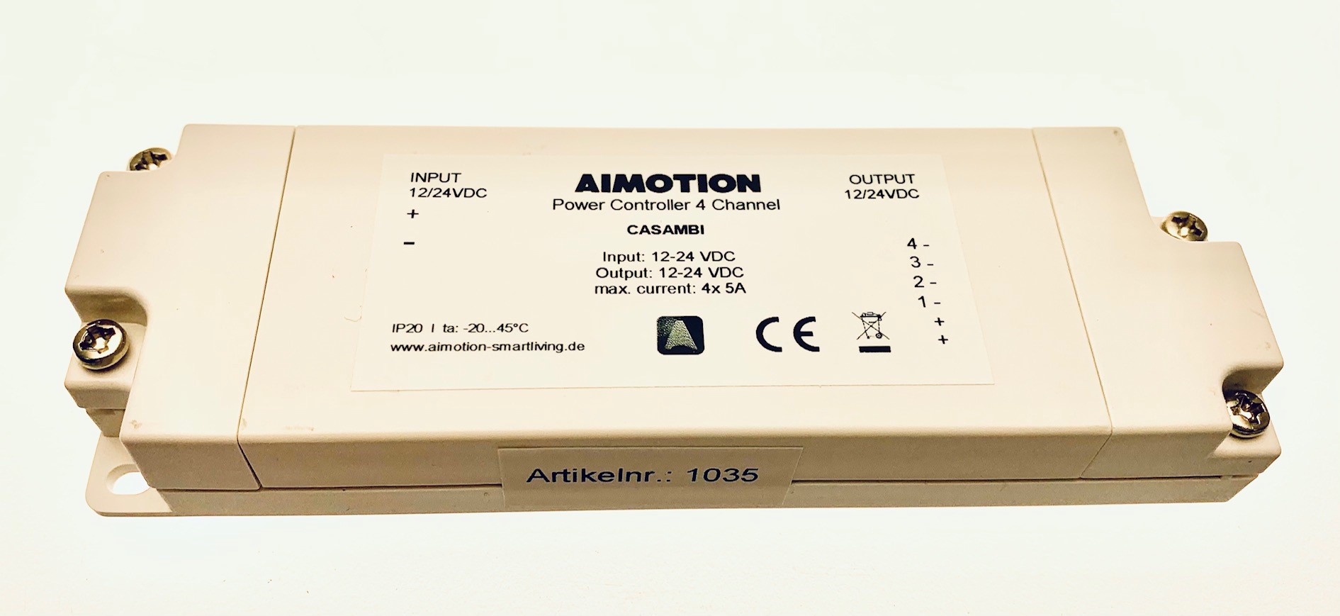 Casambi 12-24V Power Controller 4x5A
