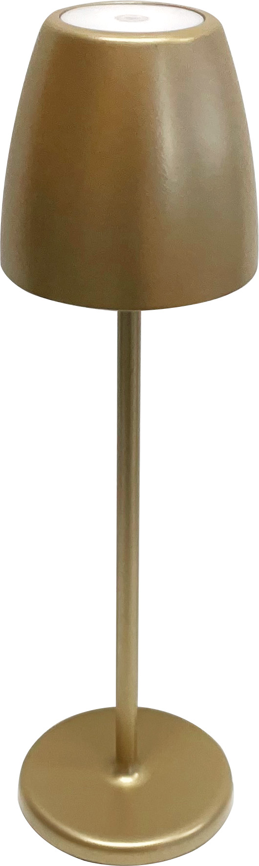 Megatron LED-AKKU Tischleuchte 827, gold MT68058