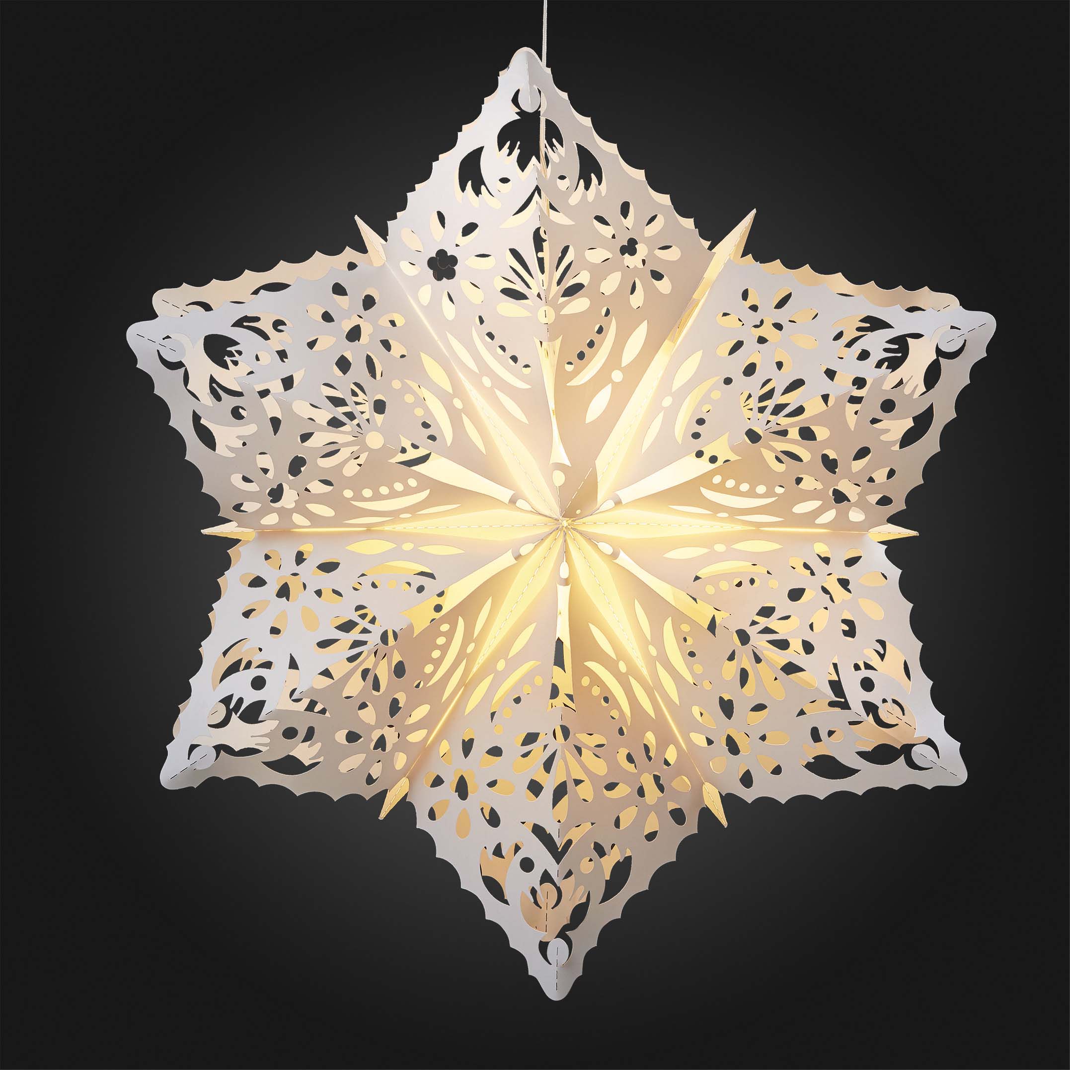 Hellum LED-Stern f.Außen,Schneeflock. 577792 günstig online kaufen