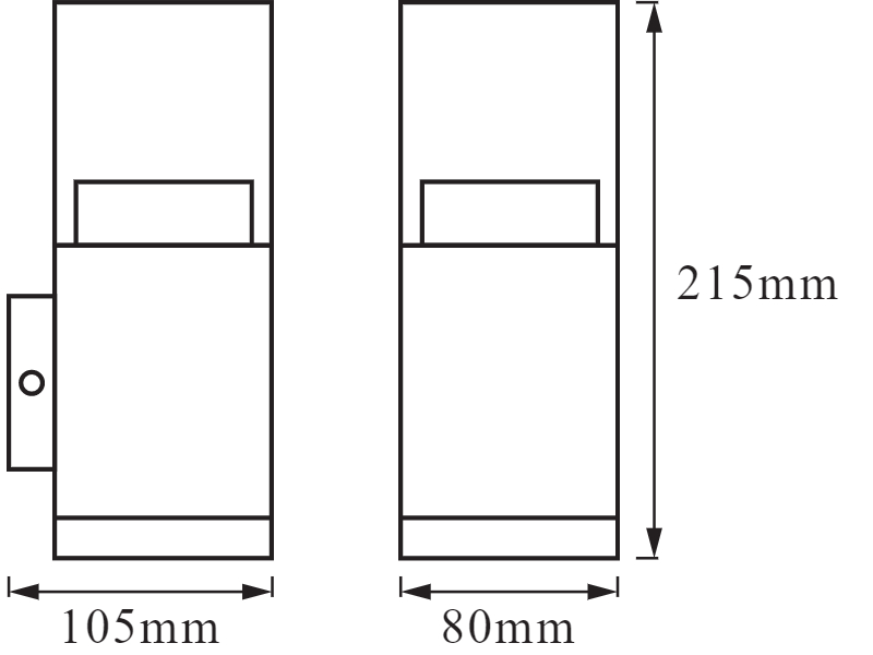 Ledvance LED decorative outdoor luminaire ENDURA STYLE CRYSTAL Wall updown 9W - 4058075474130